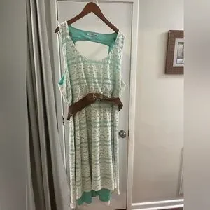 Maurices | Dresses | Maurices Lace Mint And Cream Midi Dress With Scoop  Neck | Poshmark